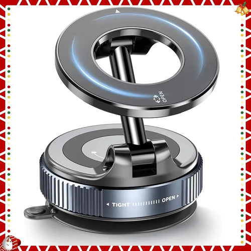 Support Téléphone Voiture Magnétique Ventouse 360° – Multi-Surfaces